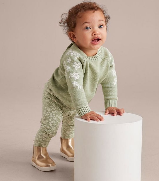 Baby Knit Embroidered Jumper
