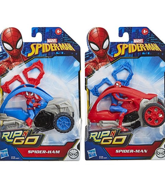 Spider-Man Rip N' Go Figure & Vehicle Assorted