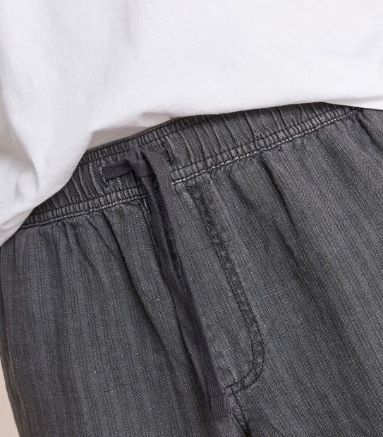 Striped Linen Shorts