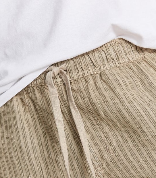 Striped Linen Shorts