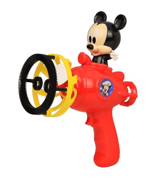 Disney Junior Mickey Mouse Mini Bubble Machine Battery Op Toy Ages