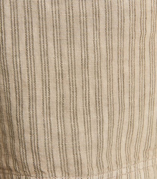 Striped Linen Shorts