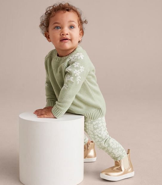 Baby Knit Embroidered Jumper