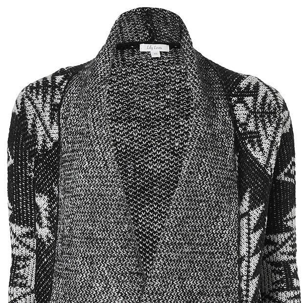 Lily Loves Aztec Waterfall Cardigan 