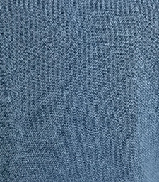 Garment Dyed Fleece Crew Neck Jumper