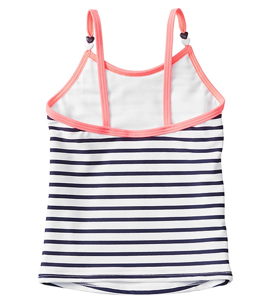 Girls' Stripe Print Tankini