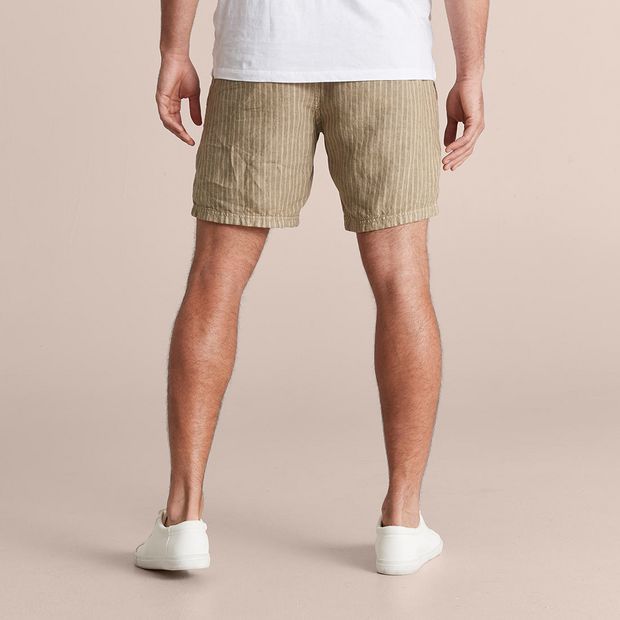 Striped Linen Shorts Target Australia