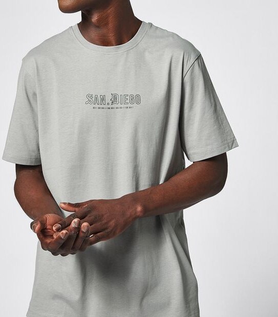 Commons San Diego Printed T-Shirt - Grey