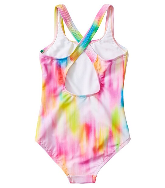 Girls' One Piece Paint Print Bathers