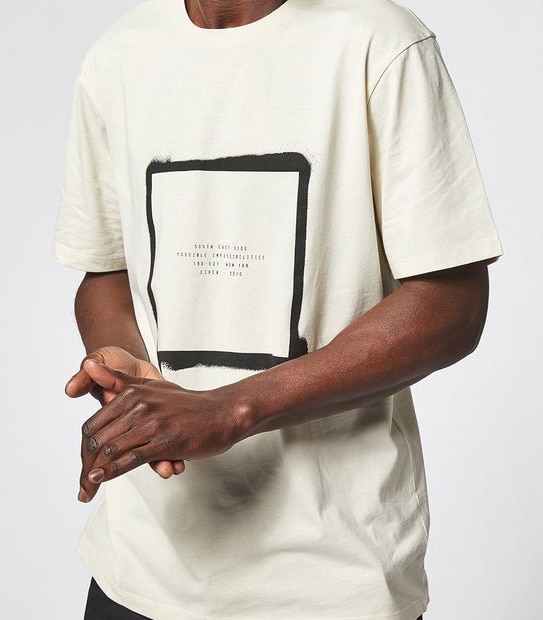 Commons South East Printed T-Shirt - Stone