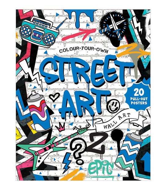 Wall Art - Street Art Colouring