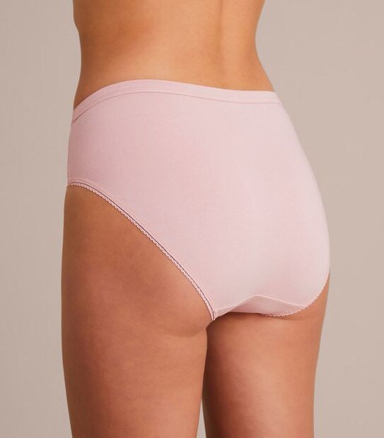 Organic Cotton and Lace High Cut Briefs; Style: LHF27842