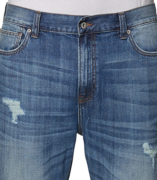 Rip & Repair Tapered Fit Jeans