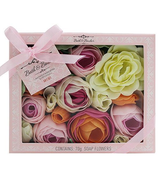 Bath & Boudoir Lavender & Patchouli Soap Flower Gift Set - 70g