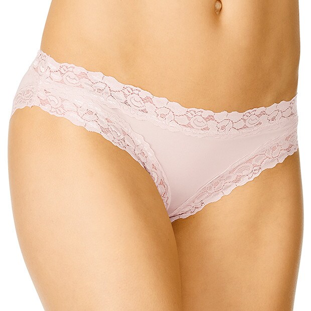 Micro Lace Bikini Briefs - Dusty Pink Micro Lace Bikini Briefs - Dusty Pink