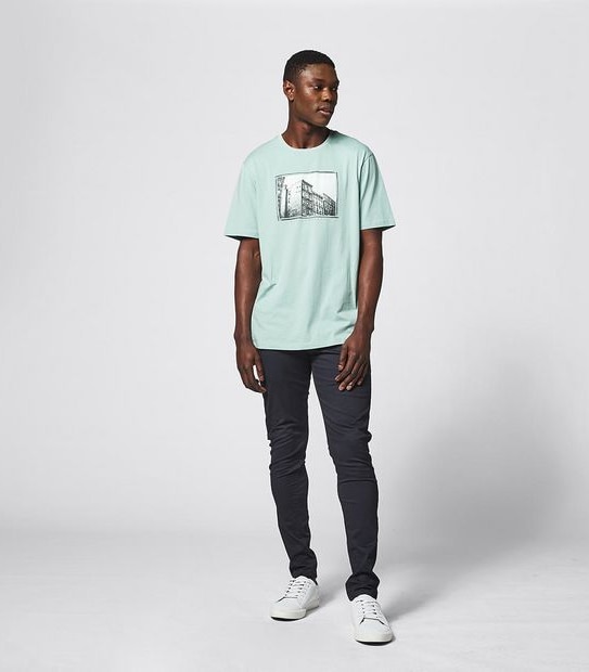 Commons Photo Printed T-Shirt - Green Mist