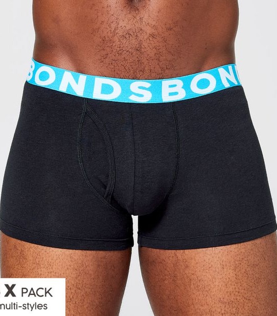 Bonds 3 Pack Everyday Trunks