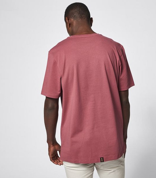Commons Printed T-Shirt - Burgundy