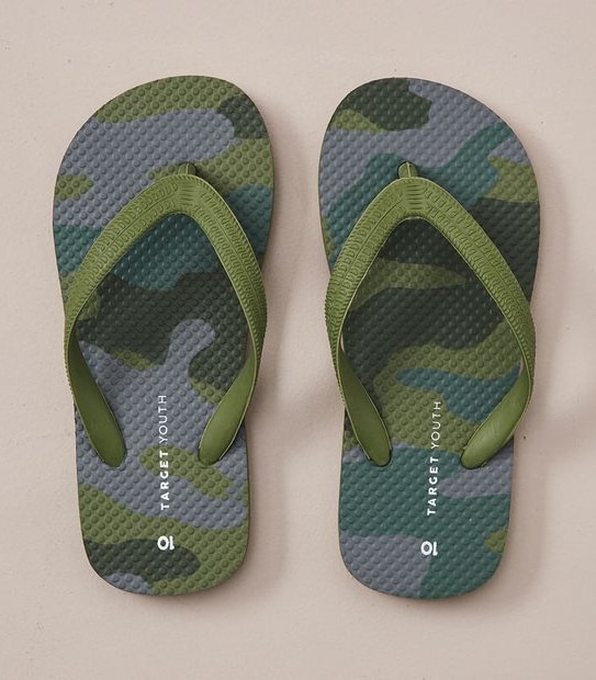 Kids Printed Thongs