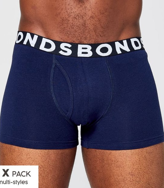Bonds 3 Pack Everyday Trunks