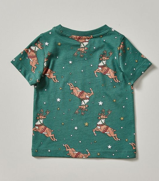 Unisex Baby Family Matching  Christmas Reindeer Cotton Pyjama Set