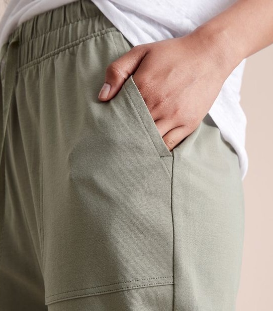 Jersey Drop Crotch Pants