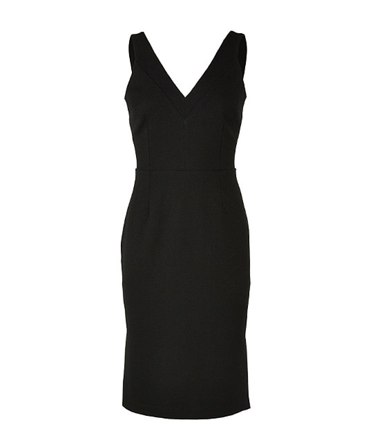 Dannii Minogue Petites Side Split Dress - Black