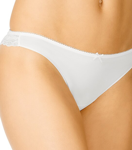Anais Micro Lace G-string - Snow White
