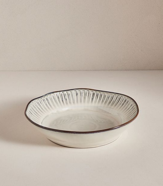 Easton Ribbed Organic Edge Pasta Bowl