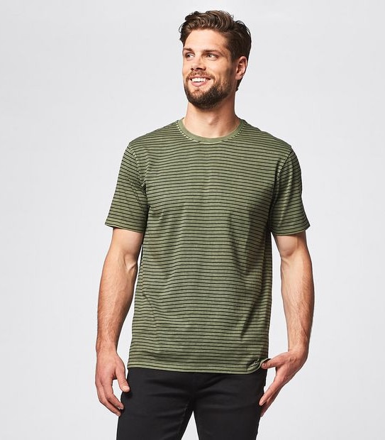 Stripe T-Shirt - Khaki