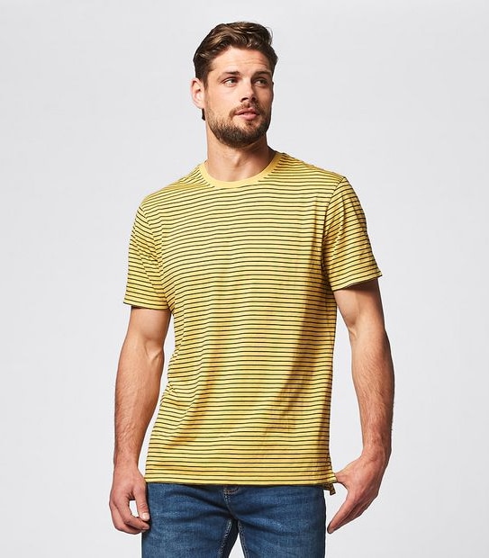 Stripe T-Shirt  -Yellow