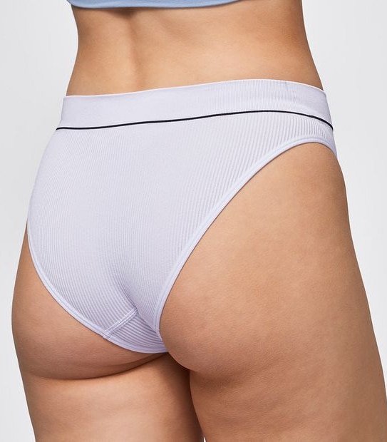 Bonds Retro Rib Hi Bikini Briefs - Lilac Moon