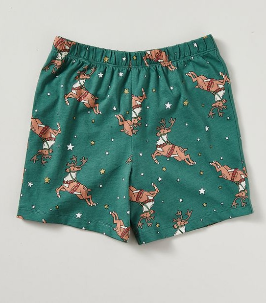 Kids Family Matching Christmas Reindeer Cotton Pyjama Set