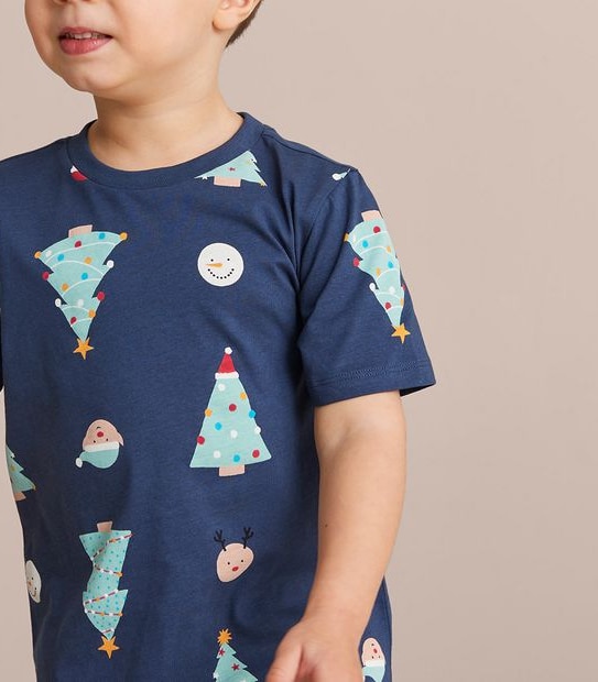 Kids Family Matching Christmas Tree Cotton Pyjama Set Target Australia