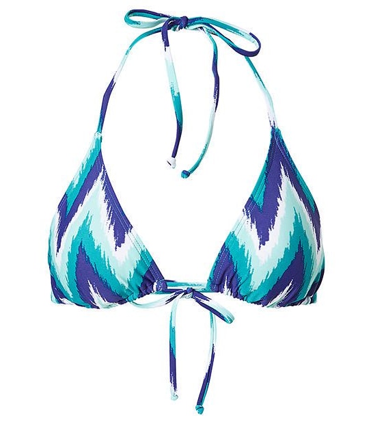 Chevron Triangle Bikini Top