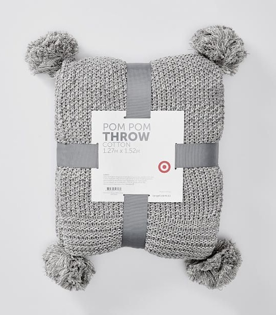 Pom Pom Throw Rug
