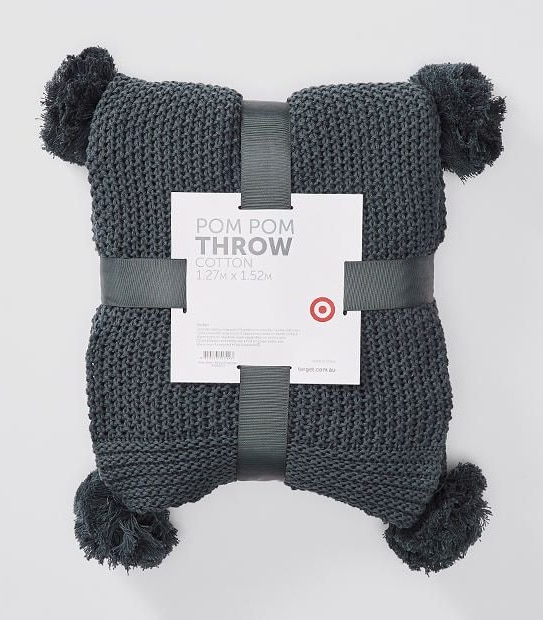 Pom Pom Throw Rug
