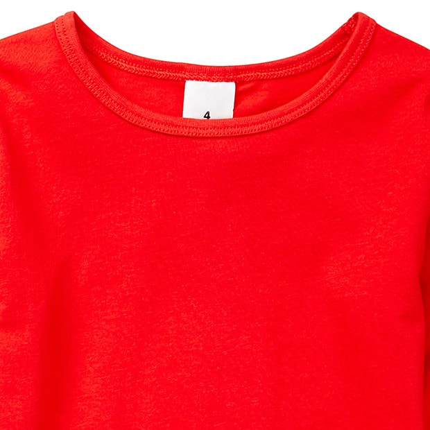 essentials Plain Long Sleeve TShirt Lollipop Red Target Australia