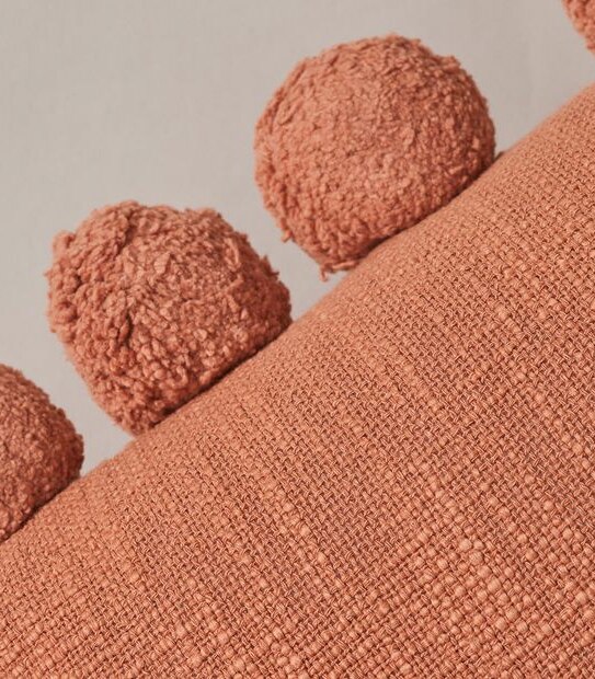 Ari Pom Pom Rectangle Cushion