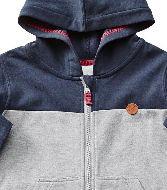Zip Thru Hoodie - Grey