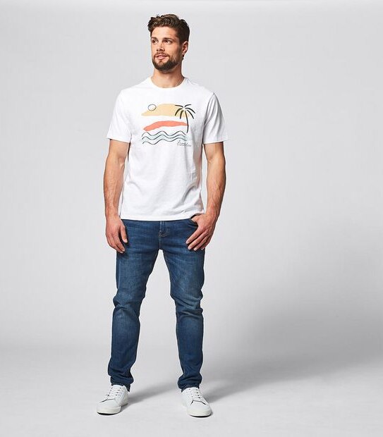 Slub Beach T-Shirt - White