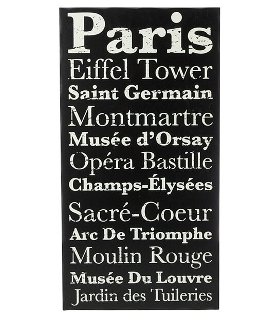 Paris Scroll Wall Art