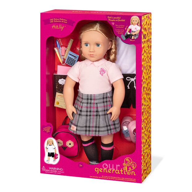 Our Generation Deluxe Hally Doll – with Book