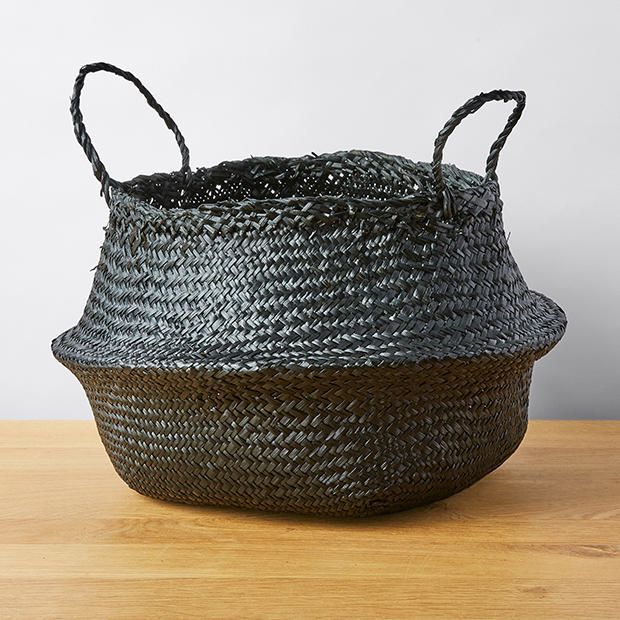 Seagrass Basket Black Target Australia