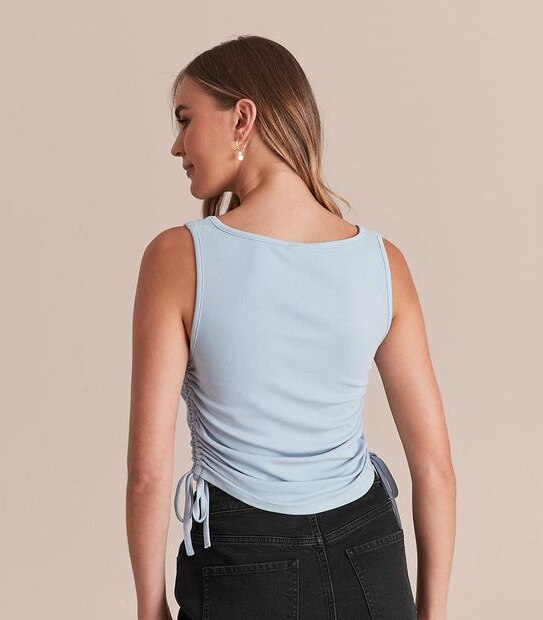 Lily Loves Ruched Side Tank Top 4 of 5