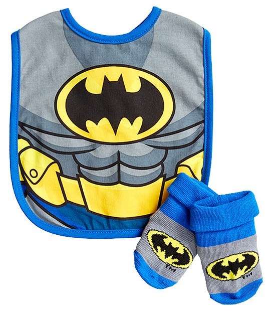 Batman Bib & Bootie Set  Size 1-3