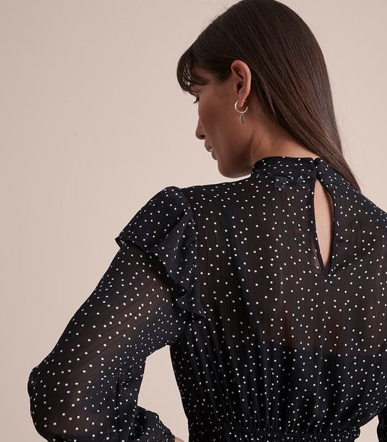 Preview Pintuck Detail Mini Dress