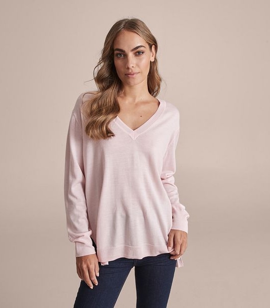 Preview Merino Wool V-Neck Jumper