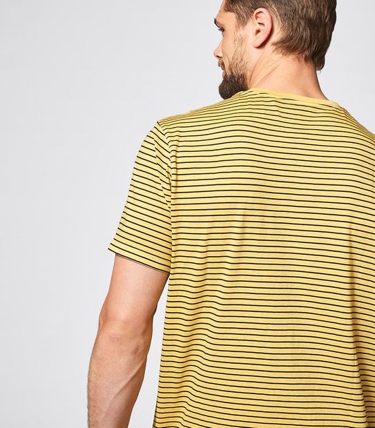 Stripe T-Shirt  -Yellow