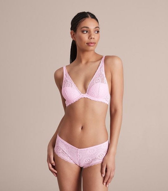Lily Loves Plunge Demi Lace Bra; Style: X52067